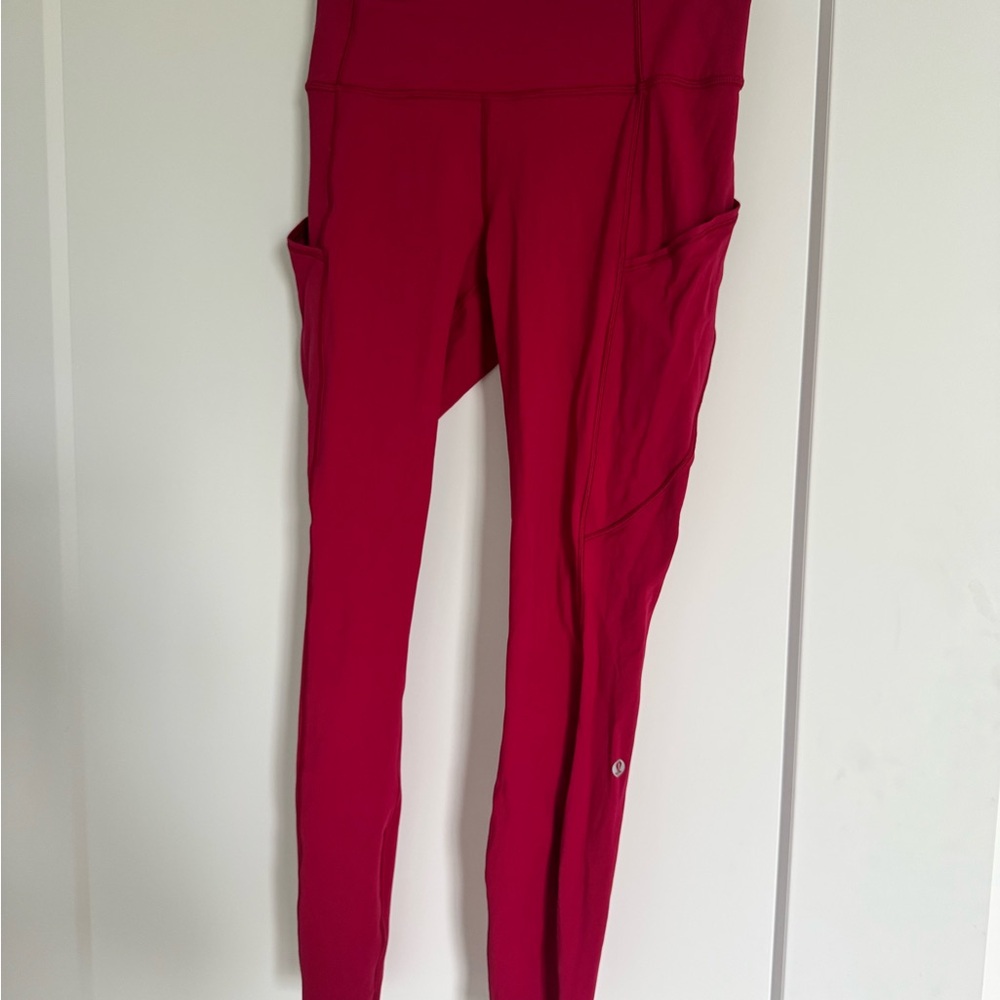Lululemon Athletica Women's Pink Leggings